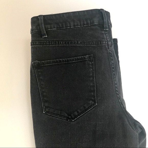 Sonoma Lifestyle Black Midrise Straight Jeans 10S - Picture 9 of 12